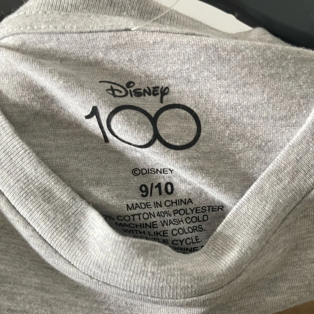 Disney 100 Mickey Mouse Boys' Long Sleeve T-Shirt - Size 9/10, New With Tags - Picture 4 of 5